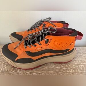 Orange vans shoes